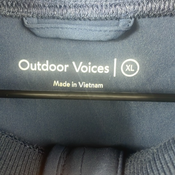 OUTDOOR VOICES Men's High Stride Zip Navy Jacket size XL - Picture 5 of 6